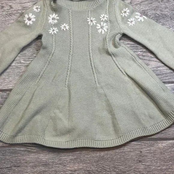 Cupcakes and Cashmere Turtleneck A-line Sweater Dress Girls 2T - Picture 9 of 9